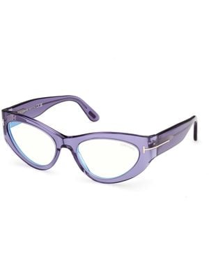 Tom Ford Ft6134-B 081 Optical Frames Acetate Cat Eye Normal - Black