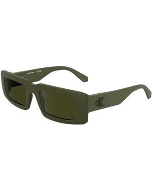 Calvin Klein Ckj25608S 309 Sunglasses Bio-Inject Squared Normal - Green