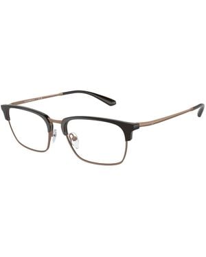 Emporio Armani Ea3243 3201 Optical Frames Injected Transparent Pillow Normal - Black