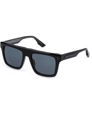 Police Splr47M 700 Sunglasses Acetate Smoke Squared Normal - Black