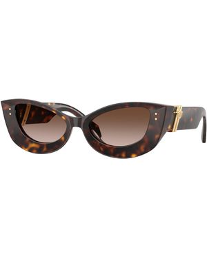 Versace Ve4520U 108/13 Sunglasses Acetate Cat Eye Normal Nuanced - Black