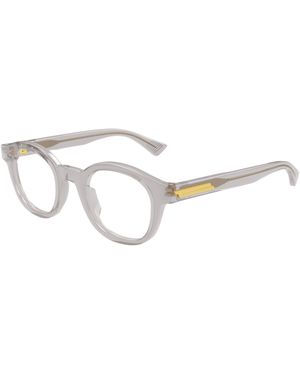 Bottega Veneta Bv1413O 003 Optical Frames Acetate Transparent Round - Black