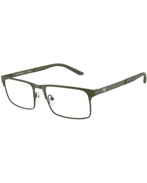Emporio Armani Ea1170 3399 Optical Frames Metal Squared Normal - Black