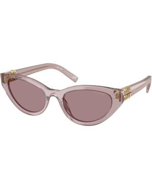 Miu Miu Mu A04S 12W20I Sunglasses Acetate Butterfly Normal - Black