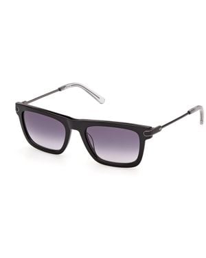 adidas Originals Or0152 01B Sunglasses Acetate Smoke Squared Normal - Black