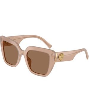 Dolce & Gabbana Dg4538 304273 Sunglasses Acetate Squared Normal - Black