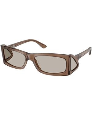 Prada Pr B03S 16W5J2 Sunglasses Acetate Squared Normal - Black