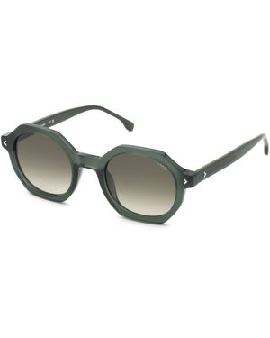 Lozza Sl4383 Elba 4 03Ge Sunglasses Acetate Geometric Normal Nuanced - Black