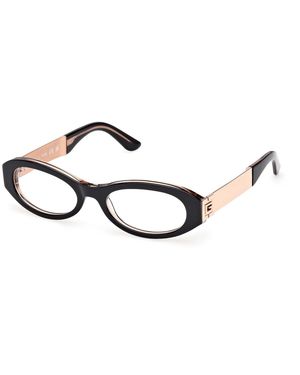 Guess Gu50315 001 Optical Frames Acetate Round Normal - Black