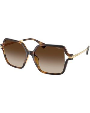 Ralph Lauren Ra5319U 500313 Sunglasses Injected Squared Normal Shaded - Black