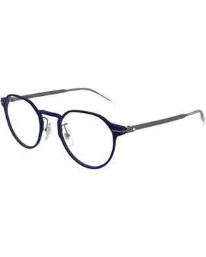Montblanc Mb0469Ol 003 Optical Frames Transparent Round - Black