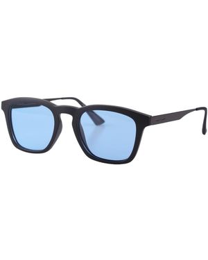 Italia Independent 5812 Nero Opaco/Azzurro Outlet Sunglasses Acetate Light Squared Polarized - Blue