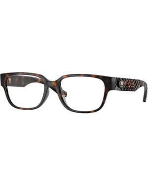 Burberry Be2475D 3002 Optical Frames Injected Transparent Squared Normal - Black