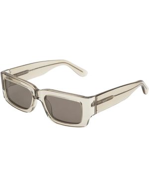 Retrosuperfuture 4Mn Notte Nebbia Sunglasses Acetate Squared Normal - Grey