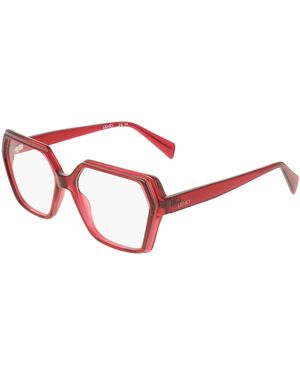Liu Jo Lj2844 624 Optical Frames Bio-Injected Squared Normal - Black