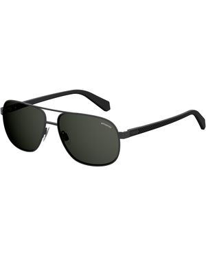 Polaroid Pld 2059/S 003/M9 Sunglasses Metal Pilot - Black
