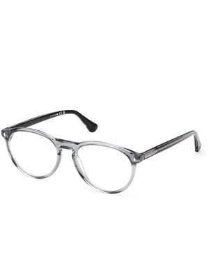 Web We5474 020 Optical Frames Acetate Round Normal - Black