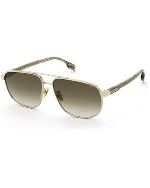 Lozza Sl2454M Crescendo 2 594 Sunglasses Metal Squared Normal Nuanced - Black
