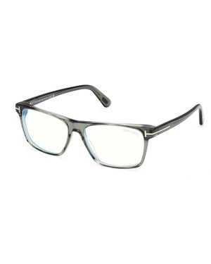 Tom Ford Ft6170-B 93 Optical Frames Acetate Squared Normal - Black