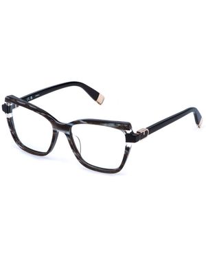 Furla Vfu994 0U25 Optical Frames Acetate Squared - Black