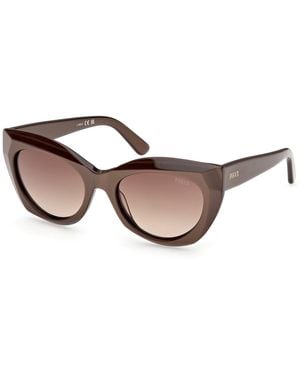 PUCCI Ep0257 45F Sunglasses Geometric Normal - Black