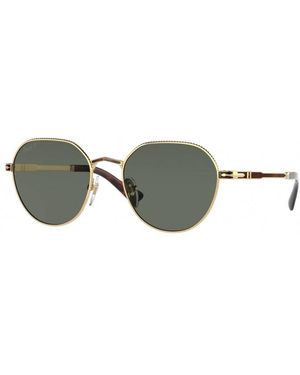 Persol Po2486S 110958 Sunglasses Metal Squared Polarized - Black