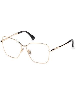 Max Mara Mm5187 032 Optical Frames Metal Round Normal - Black
