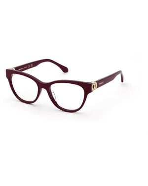 Twinset Vtw092 08La Optical Frames Acetate Butterfly - Black