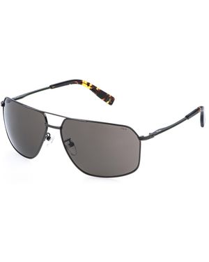 Fila Sfia09 568 Sunglasses Metal Squared Normal - Black