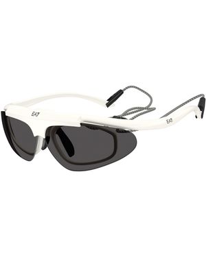 Moncler Q74010 629587 Sunglasses Injected Geometric Normal - Black