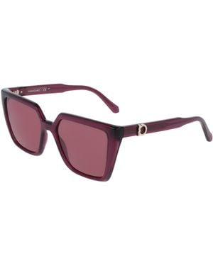 Ferragamo Sf2058Se 612 Sunglasses Squared Normal - Black