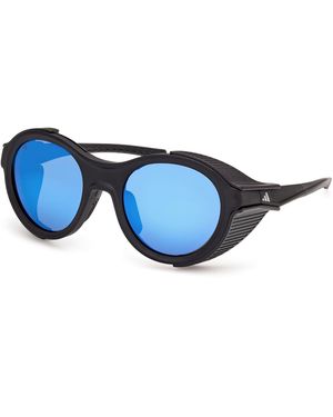 adidas Originals Sp0129 Akrion Rnd 02Z Sunglasses Injected Round Normal - Blue