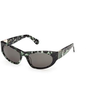 MAX&Co. Mo0151 55N Sunglasses Acetate Cat Eye Normal - Black