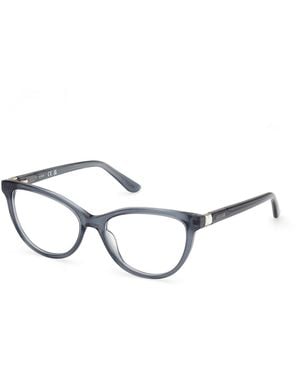 Guess Gu50195 092 Optical Frames Acetate Cat Eye Normal - Black