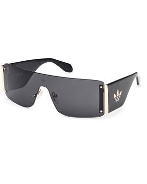 adidas Or0118 01A Sunglasses Injected Smoke Mask Normal - Black