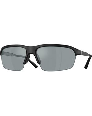 Oliver Peoples Ov5572S R-6 70016G Sunglasses Injected Pillow Polarized - Black