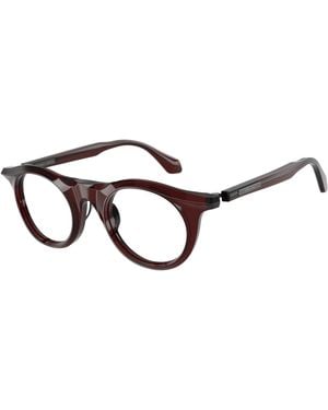 Giorgio Armani Ar8258 64221W Sunglasses Acetate Transparent Pantos Normal - Black