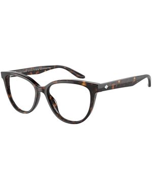 Giorgio Armani Ar7228U 5879 Optical Frames Acetate Transparent Cat Eye Normal - Black