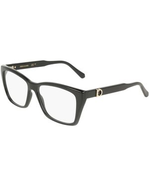Ferragamo Sf3030E 1 Optical Frames Squared Normal - Black
