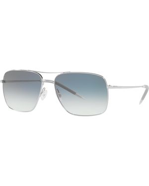 Oliver Peoples Ov1150S Clifton 50363F Sunglasses Metal Squared Photochromic - Black