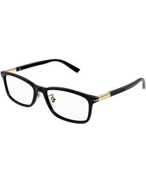 Gucci Gg1506Oj 001 Optical Frames Acetate Transparent Squared - Black