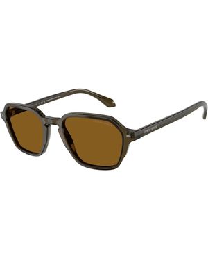 Giorgio Armani Ar8220 616933 Sunglasses Acetate Squared Normal - Black