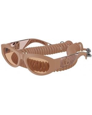 Dolce & Gabbana Dg6174 329273 Sunglasses Plastic Squared Normal - Brown