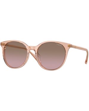 Vogue Eyewear Vo5468Sd 295414 Sunglasses Acetate Round Normal Shaded - Black