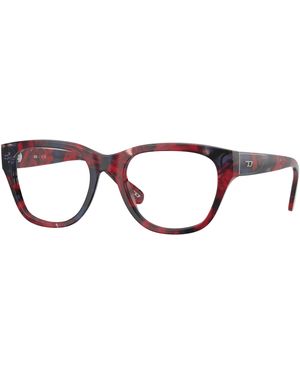 DIESEL Dl4001 2040 Optical Frames Acetate Transparent Squared Normal - Black