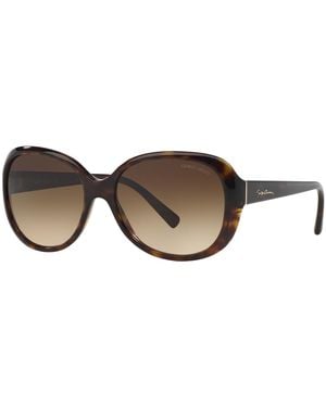 Giorgio Armani Ar8047 502613 Sunglasses Acetate Round Normal Shaded - Black