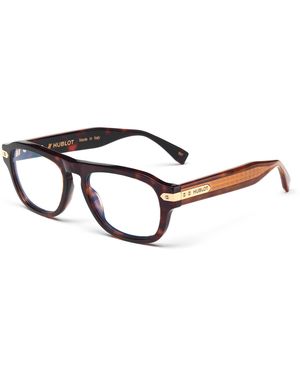 Hublot H049O 092.120 Optical Frames Acetate Round - Brown