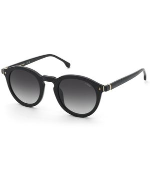 Lozza Sl4398 Pescara 4 700 Sunglasses Acetate Smoke Pantos Normal Shaded - Black