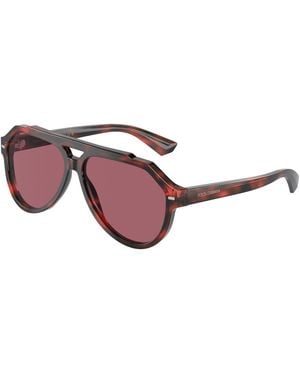 Dolce & Gabbana Dg4452 335869 Sunglasses Acetate Pilot Normal - Black