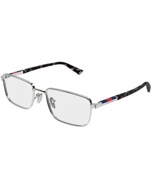 Gucci Gg1964O 003 Optical Frames Metal Transparent Squared - Black